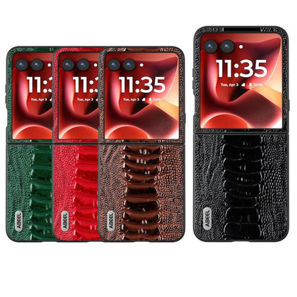 ABEEL Genuine Leather Weilai Series Phone Case, For Motorola Razr 60 Ultra, For Motorola Razr 50 Ultra, For Motorola Razr 50, For Motorola Razr 40, For Motorola Razr 40 Ultra Mobile Accessories - APEXEL INDIA - Mobile Lens - Mobile Camera Lens - Cellphone Accessories - Phone Lens - Smartphone Lens