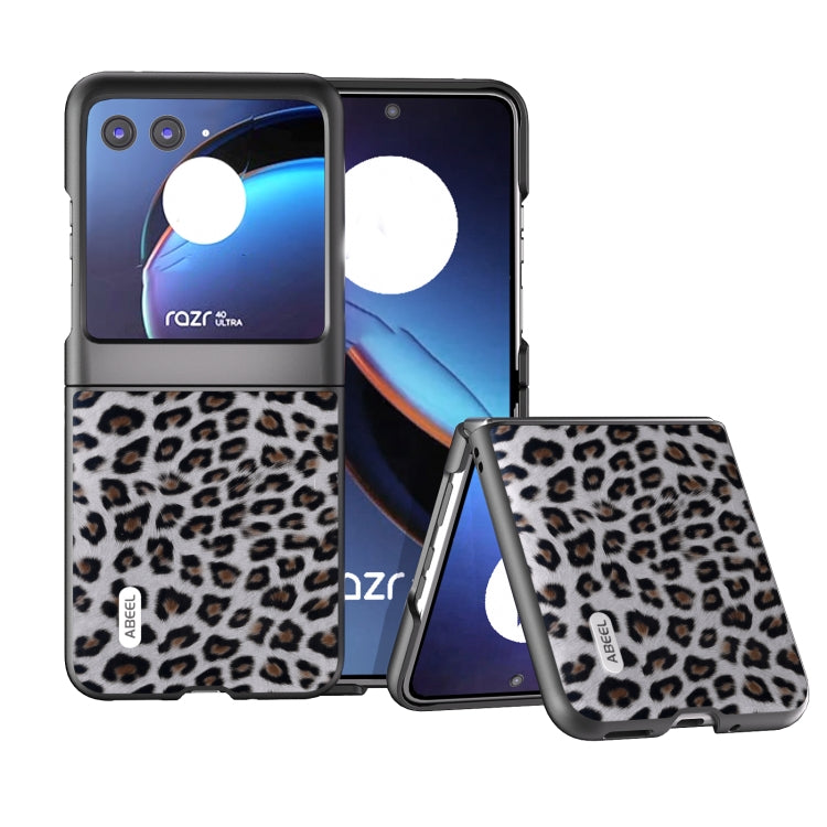 ABEEL Black Edge Leopard Phone Case, For Motorola Razr 40, For Motorola Razr 40 Ultra Mobile Accessories - APEXEL INDIA - Mobile Lens - Mobile Camera Lens - Cellphone Accessories - Phone Lens - Smartphone Lens