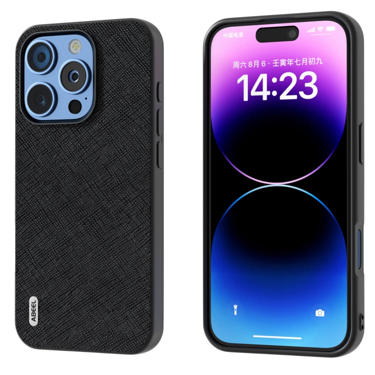 ABEEL Cross Texture Genuine Leather Phone Case Apple Accessories - APEXEL INDIA - Mobile Lens - Mobile Camera Lens - Cellphone Accessories - Phone Lens - Smartphone Lens