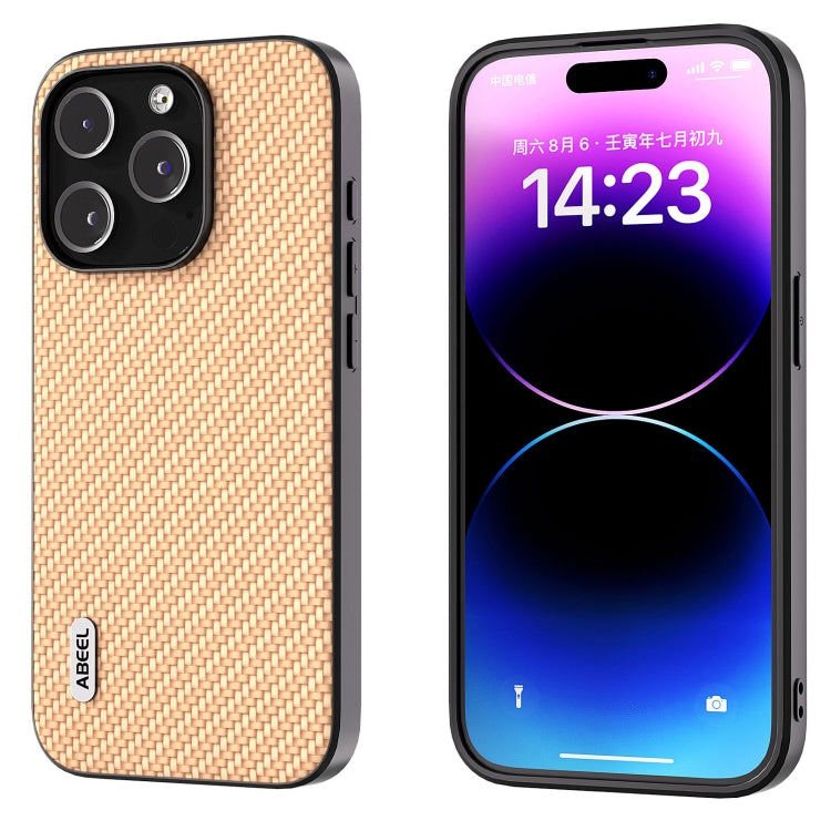 ABEEL Carbon Fiber Texture Protective Phone Case, For iPhone 15 Pro Max, For iPhone 15 Pro, For iPhone 15 Plus