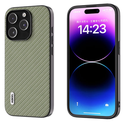 ABEEL Carbon Fiber Texture Protective Phone Case, For iPhone 15 Pro Max, For iPhone 15 Pro, For iPhone 15 Plus