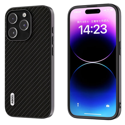ABEEL Carbon Fiber Texture Protective Phone Case, For iPhone 15 Pro Max, For iPhone 15 Pro, For iPhone 15 Plus
