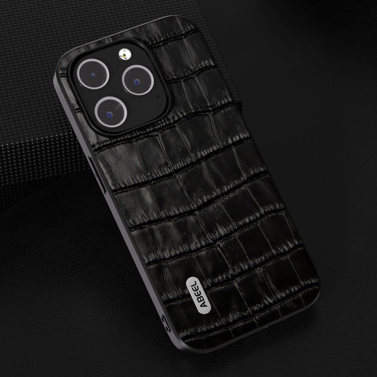 ABEEL Crocodile Texture Genuine Leather Phone Case, For iPhone 15 Plus, For iPhone 15, For iPhone 14 Plus, For iPhone 14, For iPhone 14 Pro, For iPhone 14 Pro Max Apple Accessories - APEXEL INDIA - Mobile Lens - Mobile Camera Lens - Cellphone Accessories - Phone Lens - Smartphone Lens