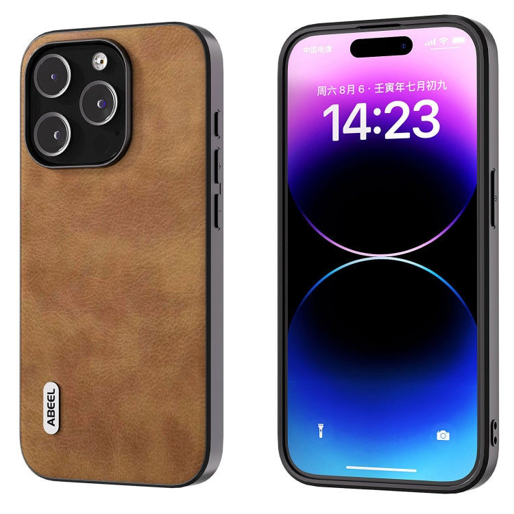 ABEEL Retro Litchi Texture PU Phone Case, For iPhone 15 Pro Max, For iPhone 15 Pro, For iPhone 15 Plus, For iPhone 15, For iPhone 14 Plus, For iPhone 14 Apple Accessories - APEXEL INDIA - Mobile Lens - Mobile Camera Lens - Cellphone Accessories - Phone Lens - Smartphone Lens