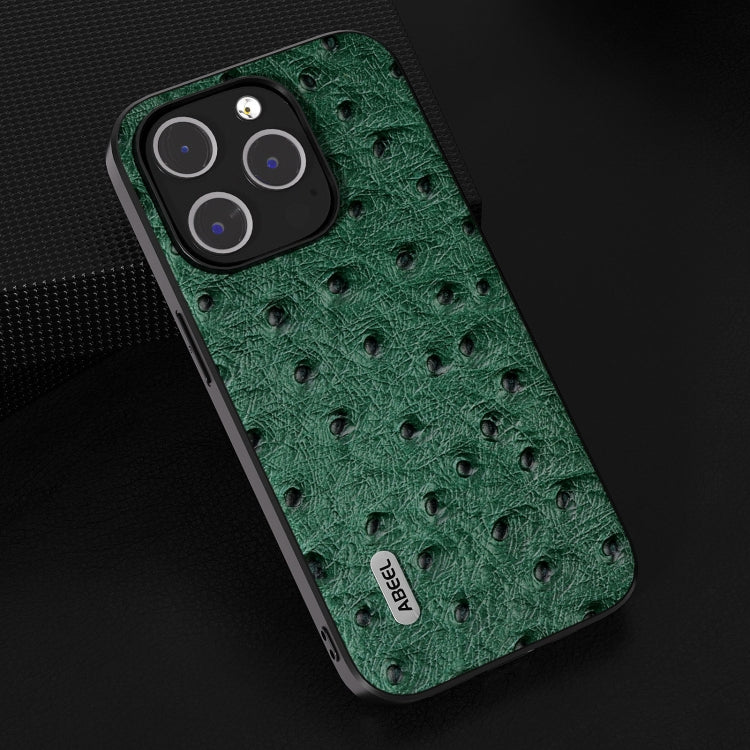 ABEEL Genuine Leather Ostrich Texture Phone Case Apple Accessories - APEXEL INDIA - Mobile Lens - Mobile Camera Lens - Cellphone Accessories - Phone Lens - Smartphone Lens