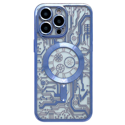 Electroplated Circuit Board Pattern MagSafe Phone Case, For iPhone 13, For iPhone 12, For iPhone 12 Pro Max Apple Accessories engele3938 More iPhone Cases - APEXEL INDIA - Mobile Lens - Mobile Camera Lens - Cellphone Accessories - Phone Lens - Smartphone Lens