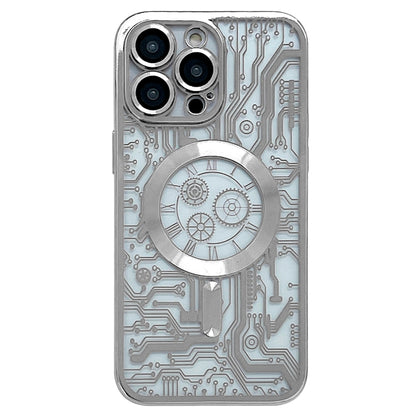 Electroplated Circuit Board Pattern MagSafe Phone Case, For iPhone 13, For iPhone 12, For iPhone 12 Pro Max Apple Accessories engele3938 More iPhone Cases - APEXEL INDIA - Mobile Lens - Mobile Camera Lens - Cellphone Accessories - Phone Lens - Smartphone Lens
