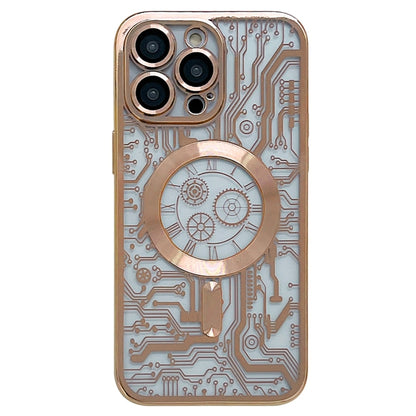 Electroplated Circuit Board Pattern MagSafe Phone Case, For iPhone 13, For iPhone 12, For iPhone 12 Pro Max Apple Accessories engele3938 More iPhone Cases - APEXEL INDIA - Mobile Lens - Mobile Camera Lens - Cellphone Accessories - Phone Lens - Smartphone Lens