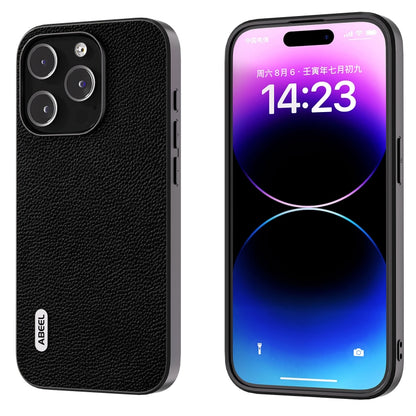 ABEEL Black Edge Genuine Leather Mino Phone Case, For iPhone 16 Pro Max, For iPhone 16 Pro, For iPhone 16 Plus, For iPhone 16, For iPhone 15 Pro Max, For iPhone 15 Pro Apple Accessories - APEXEL INDIA - Mobile Lens - Mobile Camera Lens - Cellphone Accessories - Phone Lens - Smartphone Lens