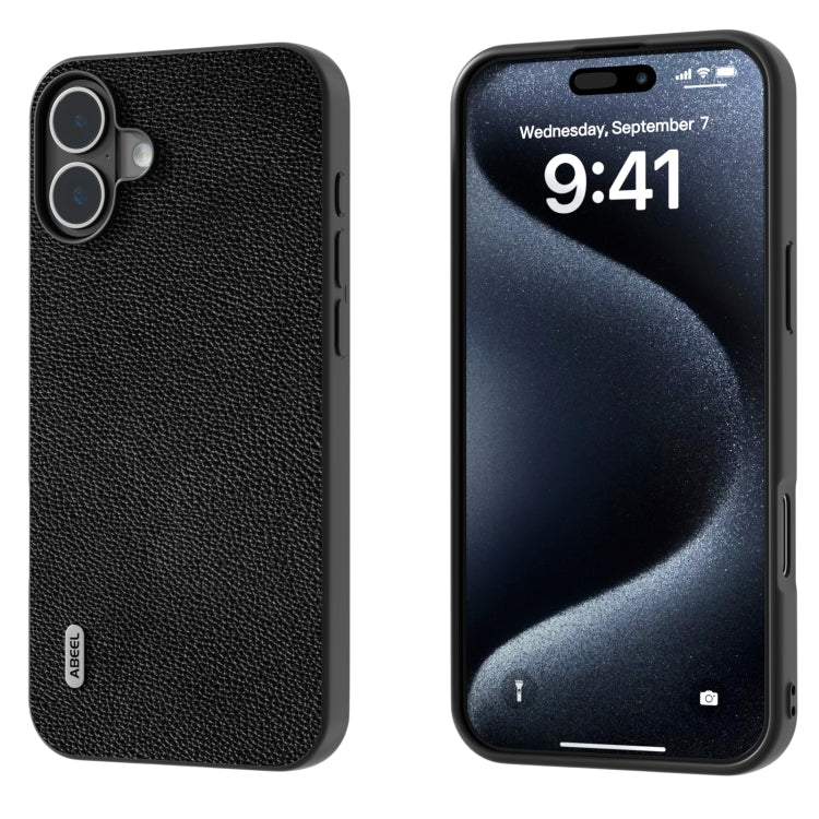 ABEEL Black Edge Genuine Leather Mino Phone Case, For iPhone 16 Pro Max, For iPhone 16 Pro, For iPhone 16 Plus, For iPhone 16, For iPhone 15 Pro Max, For iPhone 15 Pro Apple Accessories - APEXEL INDIA - Mobile Lens - Mobile Camera Lens - Cellphone Accessories - Phone Lens - Smartphone Lens