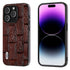 ABEEL Genuine Leather Mahjong Pattern Black Edge Phone Case, For iPhone 15 Pro Max, For iPhone 15 Pro, For iPhone 15 Plus, For iPhone 15 Apple Accessories - APEXEL INDIA - Mobile Lens - Mobile Camera Lens - Cellphone Accessories - Phone Lens - Smartphone Lens