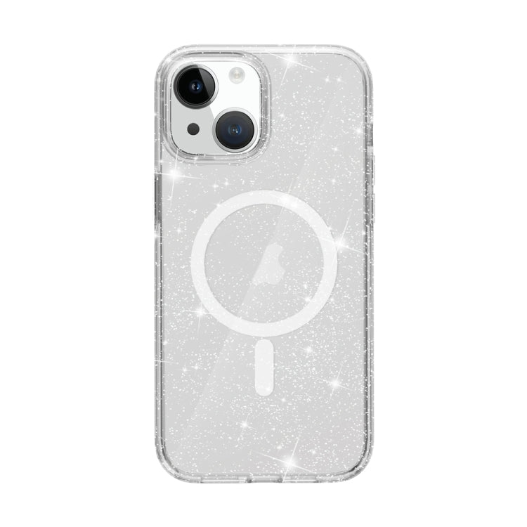 Terminator Style Glitter Powder MagSafe Magnetic Phone Case, For iPhone 15 Apple Accessories engter4219 iPhone 15 - APEXEL INDIA - Mobile Lens - Mobile Camera Lens - Cellphone Accessories - Phone Lens - Smartphone Lens