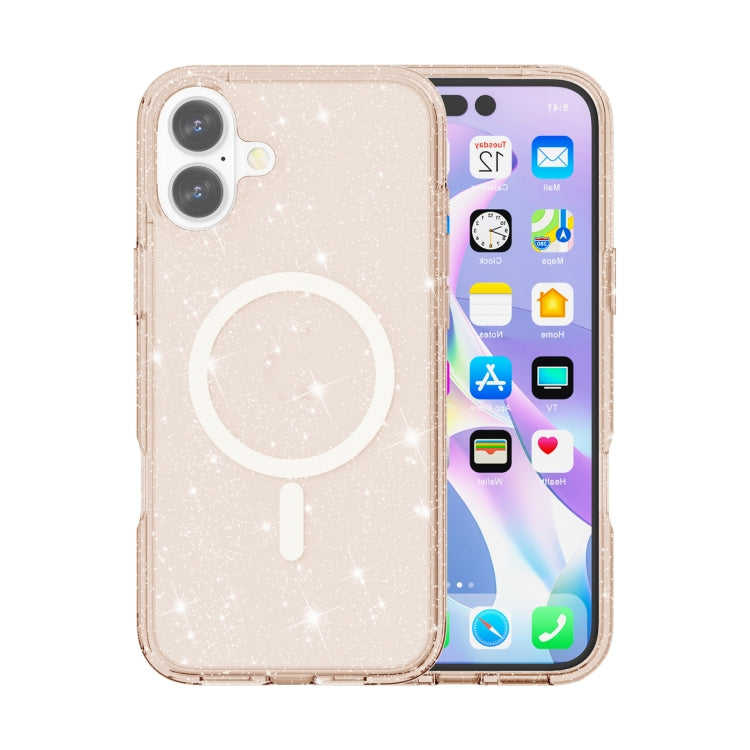 Terminator Style Glitter Powder MagSafe Magnetic Phone Case, For iPhone 16, For iPhone 15 Pro Max, For iPhone 15 Pro, For iPhone 15 Plus Apple Accessories engter4218 iPhone 16 - APEXEL INDIA - Mobile Lens - Mobile Camera Lens - Cellphone Accessories - Phone Lens - Smartphone Lens