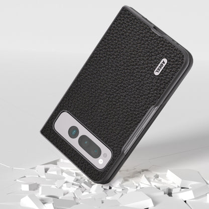 ABEEL Genuine Leather Litchi Texture Phone Case, For Google Pixel Fold engabe3743 Mobile Accessories - APEXEL INDIA - Mobile Lens - Mobile Camera Lens - Cellphone Accessories - Phone Lens - Smartphone Lens