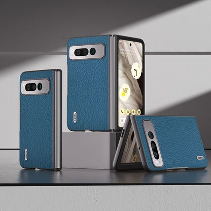 ABEEL Genuine Leather Litchi Texture Phone Case, For Google Pixel Fold engabe3743 Mobile Accessories - APEXEL INDIA - Mobile Lens - Mobile Camera Lens - Cellphone Accessories - Phone Lens - Smartphone Lens