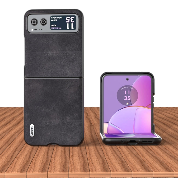 ABEEL Cowhide Texture PU Phone Case, For Motorola Razr 40, For Motorola Razr 40 Ultra engabe3745 Mobile Accessories - APEXEL INDIA - Mobile Lens - Mobile Camera Lens - Cellphone Accessories - Phone Lens - Smartphone Lens