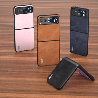ABEEL Cowhide Texture PU Phone Case, For Motorola Razr 40, For Motorola Razr 40 Ultra engabe3745 Mobile Accessories - APEXEL INDIA - Mobile Lens - Mobile Camera Lens - Cellphone Accessories - Phone Lens - Smartphone Lens