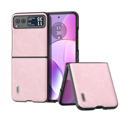 ABEEL Cowhide Texture PU Phone Case, For Motorola Razr 40, For Motorola Razr 40 Ultra engabe3745 Mobile Accessories - APEXEL INDIA - Mobile Lens - Mobile Camera Lens - Cellphone Accessories - Phone Lens - Smartphone Lens