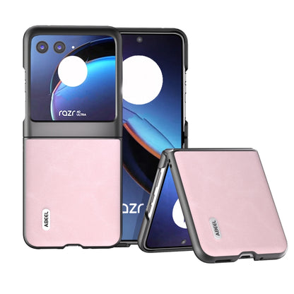 ABEEL Cowhide Texture PU Phone Case, For Motorola Razr 40, For Motorola Razr 40 Ultra engabe3745 Mobile Accessories - APEXEL INDIA - Mobile Lens - Mobile Camera Lens - Cellphone Accessories - Phone Lens - Smartphone Lens