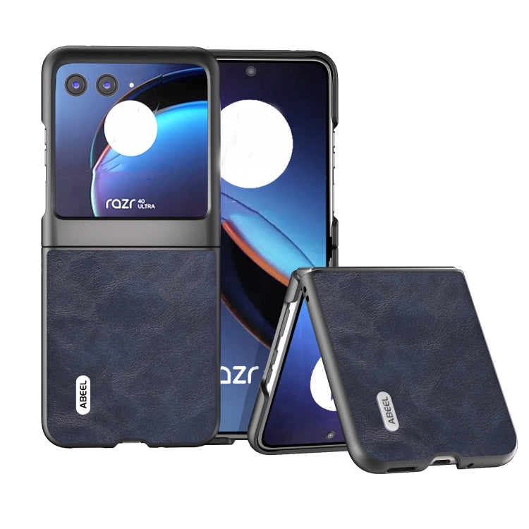 ABEEL Cowhide Texture PU Phone Case, For Motorola Razr 40, For Motorola Razr 40 Ultra engabe3745 Mobile Accessories - APEXEL INDIA - Mobile Lens - Mobile Camera Lens - Cellphone Accessories - Phone Lens - Smartphone Lens