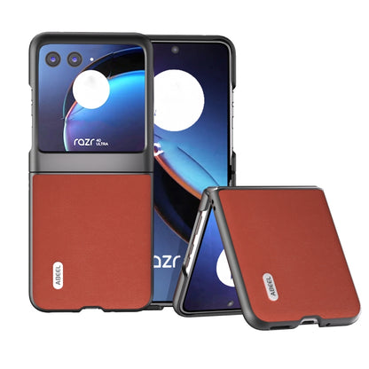 ABEEL Haze Texture PU Phone Case, For Motorola Razr 40, For Motorola Razr 40 Ultra engabe3747 Mobile Accessories - APEXEL INDIA - Mobile Lens - Mobile Camera Lens - Cellphone Accessories - Phone Lens - Smartphone Lens