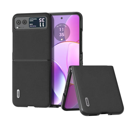 ABEEL Haze Texture PU Phone Case, For Motorola Razr 40, For Motorola Razr 40 Ultra engabe3747 Mobile Accessories - APEXEL INDIA - Mobile Lens - Mobile Camera Lens - Cellphone Accessories - Phone Lens - Smartphone Lens
