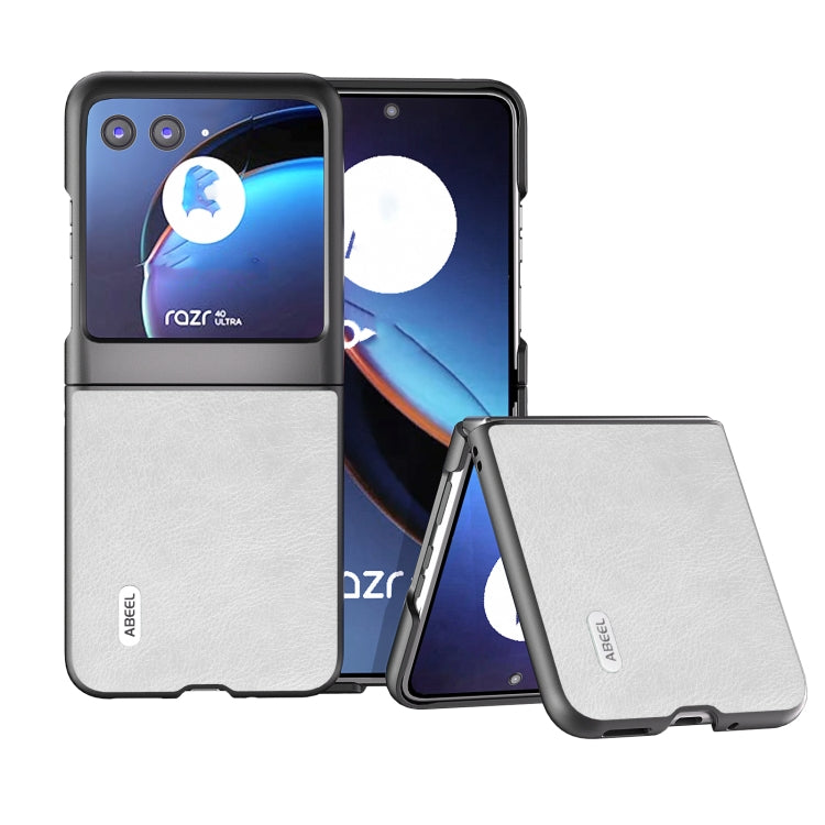 ABEEL Dual Color Lichi Texture PU Phone Case, For Motorola Razr 40 Ultra Mobile Accessories - APEXEL INDIA - Mobile Lens - Mobile Camera Lens - Cellphone Accessories - Phone Lens - Smartphone Lens