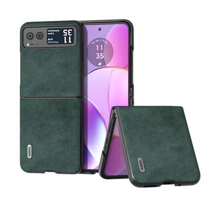 ABEEL Dual Color Lichi Texture PU Phone Case, For Motorola Razr 40 engabe3741 Mobile Accessories - APEXEL INDIA - Mobile Lens - Mobile Camera Lens - Cellphone Accessories - Phone Lens - Smartphone Lens
