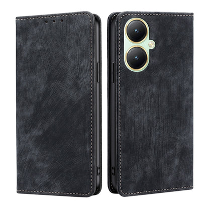 RFID Anti-theft Brush Magnetic Leather Phone Case, For vivo V29e 5G, For vivo Y35+ 5G, For vivo S17 5G / S17 Pro 5G, For vivo iQOO Neo 8 / 8 Pro 5G