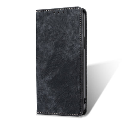 RFID Anti-theft Brush Magnetic Leather Phone Case, For vivo Y78 5G, For vivo Y27 4G