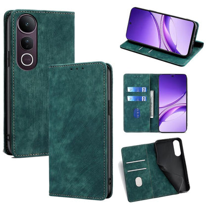 RFID Anti-theft Brush Magnetic Leather Phone Case, For vivo V50 Lite 5G, For vivo Y29s 5G / Y04 4G, For vivo Y29 4G Global, For vivo V50 5G