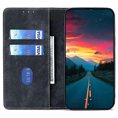 RFID Anti-theft Brush Magnetic Leather Phone Case, For vivo S50 5G, For vivo X300 Pro 5G, For vivo X300 5G, For vivo Y31 5G 2025