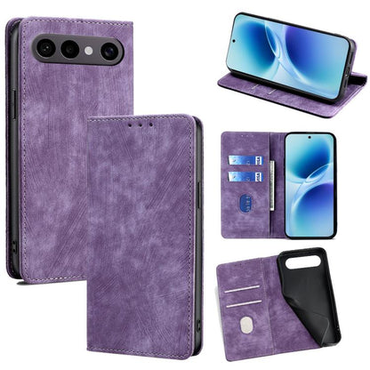 RFID Anti-theft Brush Magnetic Leather Phone Case, For vivo V70 FE 5G, For vivo Y05 4G, For vivo Y500i 5G, For vivo S50 Pro mini 5G