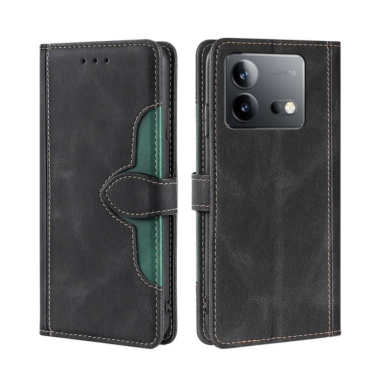 Skin Feel Magnetic Buckle Leather Phone Case, For vivo iQOO Z9 Turbo, For vivo Y03 4G, For vivo Y100 5G IDN, For vivo Y35+ 5G, For vivo S17 5G / S17 Pro 5G, For vivo iQOO Neo 8 / 8 Pro 5G