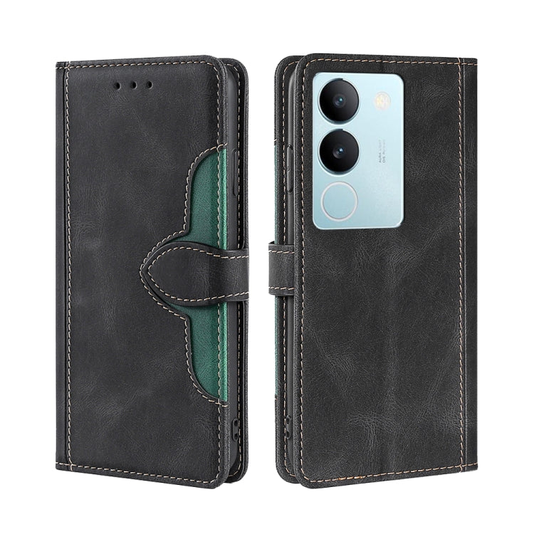 Skin Feel Magnetic Buckle Leather Phone Case, For vivo iQOO Z9 Turbo, For vivo Y03 4G, For vivo Y100 5G IDN, For vivo Y35+ 5G, For vivo S17 5G / S17 Pro 5G, For vivo iQOO Neo 8 / 8 Pro 5G