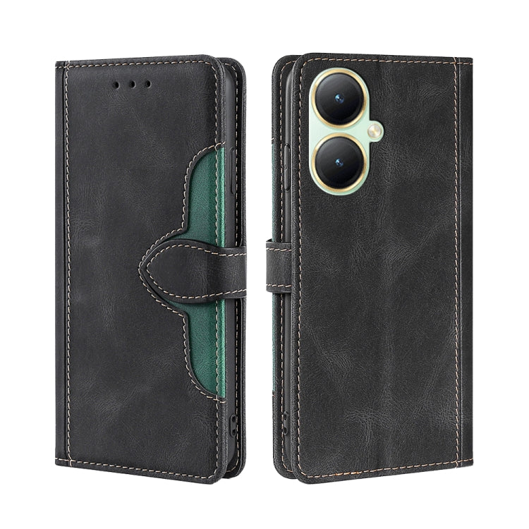 Skin Feel Magnetic Buckle Leather Phone Case, For vivo iQOO Z9 Turbo, For vivo Y03 4G, For vivo Y100 5G IDN, For vivo Y35+ 5G, For vivo S17 5G / S17 Pro 5G, For vivo iQOO Neo 8 / 8 Pro 5G