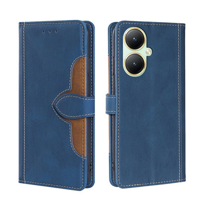 Skin Feel Magnetic Buckle Leather Phone Case, For vivo iQOO Z9 Turbo, For vivo Y03 4G, For vivo Y100 5G IDN, For vivo Y35+ 5G, For vivo S17 5G / S17 Pro 5G, For vivo iQOO Neo 8 / 8 Pro 5G