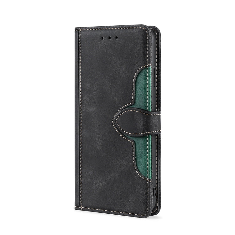 Skin Feel Magnetic Buckle Leather Phone Case, For vivo Y78 5G
