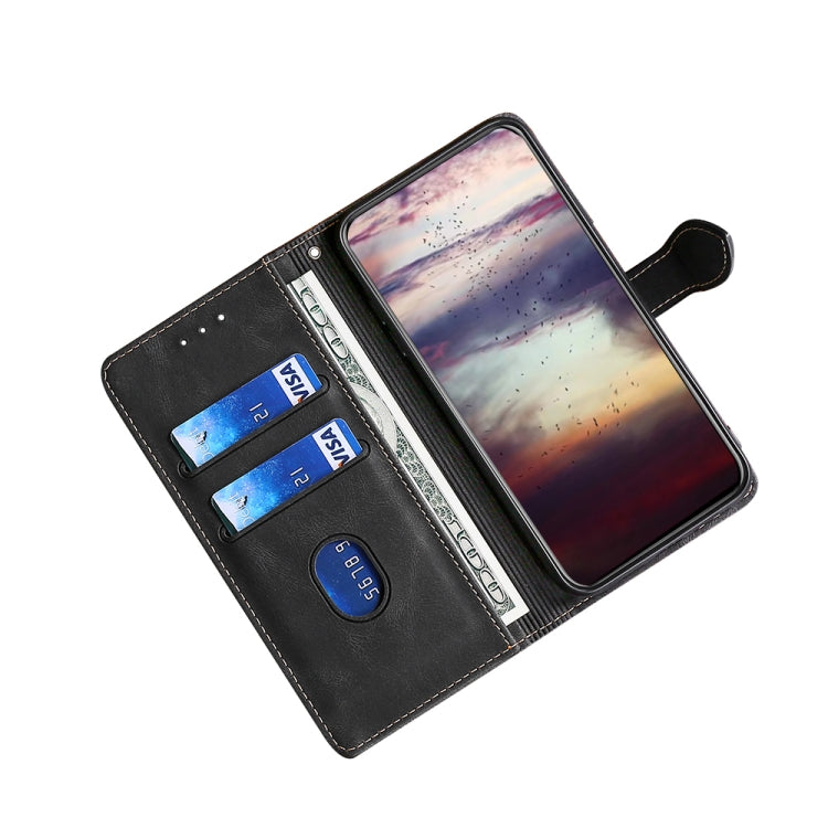 Skin Feel Magnetic Buckle Leather Phone Case, For vivo Y78 5G