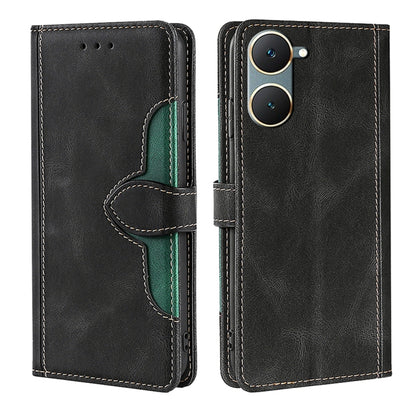 Skin Feel Magnetic Buckle Leather Phone Case, For vivo iQOO Z9 Turbo, For vivo Y03 4G, For vivo Y100 5G IDN, For vivo Y35+ 5G, For vivo S17 5G / S17 Pro 5G, For vivo iQOO Neo 8 / 8 Pro 5G