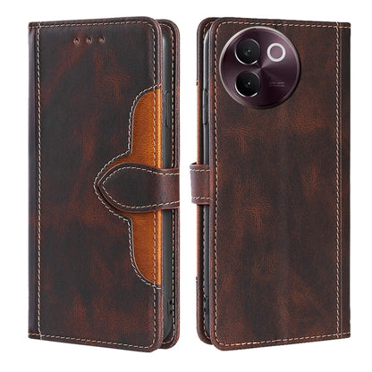 Skin Feel Magnetic Buckle Leather Phone Case, For vivo S19 5G, For vivo Y28 4G, For vivo X100s, For vivo Y38 5G / T3x 5G Global, For vivo V30e 5G Global, For vivo iQOO Z9x 5G