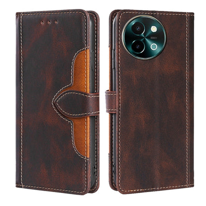 Skin Feel Magnetic Buckle Leather Phone Case, For vivo S19 5G, For vivo Y28 4G, For vivo X100s, For vivo Y38 5G / T3x 5G Global, For vivo V30e 5G Global, For vivo iQOO Z9x 5G