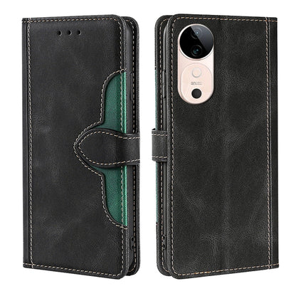 Skin Feel Magnetic Buckle Leather Phone Case, For vivo S19 5G, For vivo Y28 4G, For vivo X100s, For vivo Y38 5G / T3x 5G Global, For vivo V30e 5G Global, For vivo iQOO Z9x 5G
