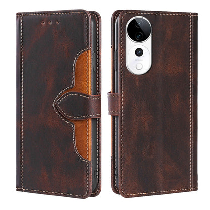 Skin Feel Magnetic Buckle Leather Phone Case, For vivo V50 Lite 5G, For vivo Y29s 5G / Y04 4G, For vivo Y29 4G Global, For vivo V50 5G, For vivo X200 Pro 5G, For vivo S19 Pro 5G