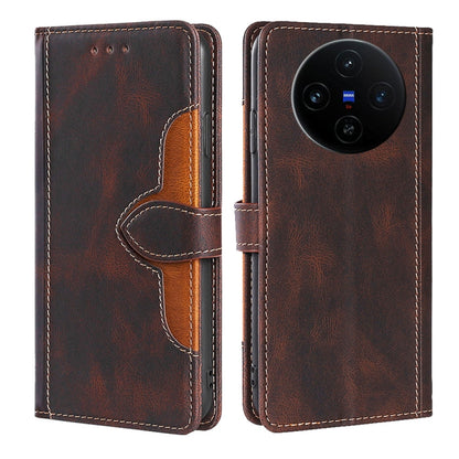 Skin Feel Magnetic Buckle Leather Phone Case, For vivo S19 5G, For vivo Y28 4G, For vivo X100s, For vivo Y38 5G / T3x 5G Global, For vivo V30e 5G Global, For vivo iQOO Z9x 5G