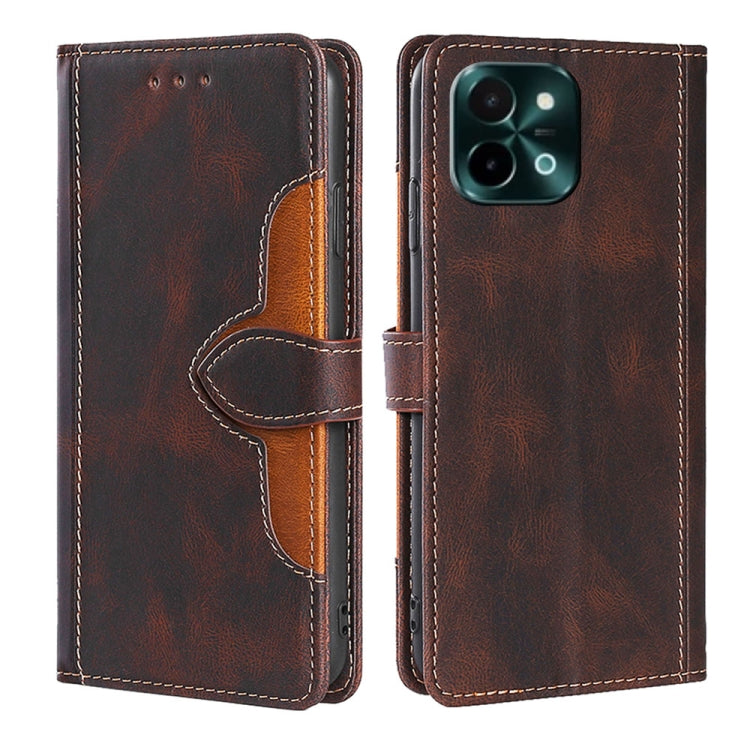 Skin Feel Magnetic Buckle Leather Phone Case, For vivo S19 5G, For vivo Y28 4G, For vivo X100s, For vivo Y38 5G / T3x 5G Global, For vivo V30e 5G Global, For vivo iQOO Z9x 5G