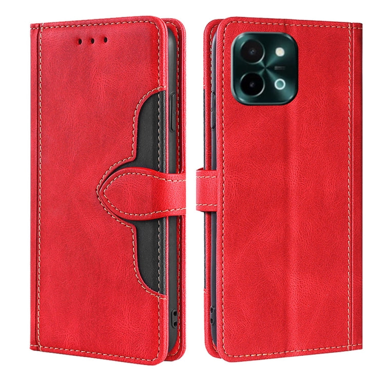 Skin Feel Magnetic Buckle Leather Phone Case, For vivo S19 5G, For vivo Y28 4G, For vivo X100s, For vivo Y38 5G / T3x 5G Global, For vivo V30e 5G Global, For vivo iQOO Z9x 5G