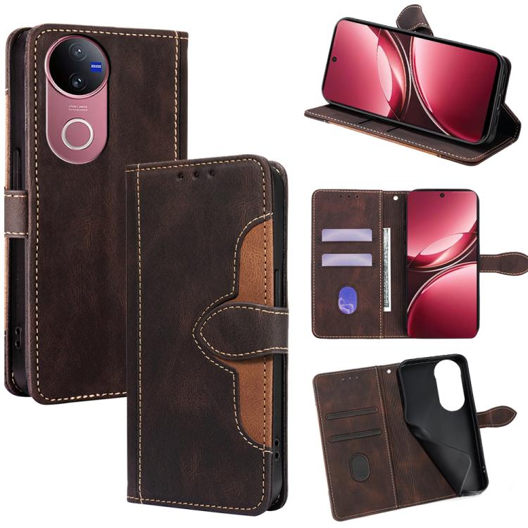 Skin Feel Magnetic Buckle Leather Phone Case, For vivo V50 Lite 5G, For vivo Y29s 5G / Y04 4G, For vivo Y29 4G Global, For vivo V50 5G, For vivo X200 Pro 5G, For vivo S19 Pro 5G