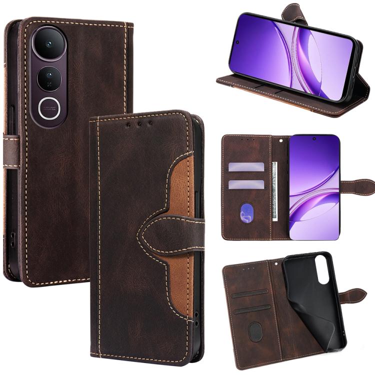Skin Feel Magnetic Buckle Leather Phone Case, For vivo V50 Lite 5G, For vivo Y29s 5G / Y04 4G, For vivo Y29 4G Global, For vivo V50 5G, For vivo X200 Pro 5G, For vivo S19 Pro 5G