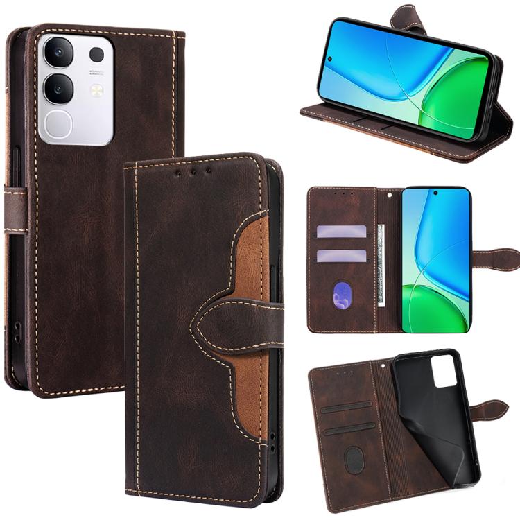 Skin Feel Magnetic Buckle Leather Phone Case, For vivo V50 Lite 5G, For vivo Y29s 5G / Y04 4G, For vivo Y29 4G Global, For vivo V50 5G, For vivo X200 Pro 5G, For vivo S19 Pro 5G